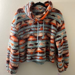 Sherpa Crop Sweatshirt